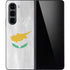 Cyprus Flag Distressed Galaxy Z Fold5 5G Skin